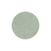LIND DNA - Glass Mat Circle - Onderzetter 10cm Hippo Olive Green