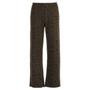 Enjoy - Camel Broek jacquard - Maat XXL