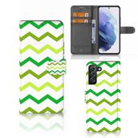 Samsung Galaxy S22 Plus | Telefoon Hoesje | Zigzag Groen