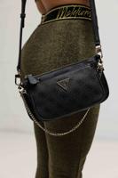 Guess Noelle Mini Crossbody Tas Dames Zwart - Maat One Size - Kleur: Zwart | Soccerfanshop