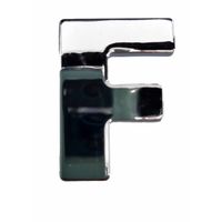 Auto sign sticker letter F 2,5 cm   -