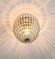 Plafondlamp glas &apos;Amadeus&apos; By Rydens antiek modern E27 fitting 300mm - thumbnail
