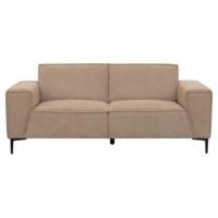 Leen Bakker - Bank Romy - 2-zits - Curio - Stof - Beige - 90x195x78 Cm