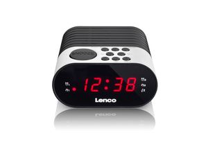 Lenco CR-07 Wekker radio Wit