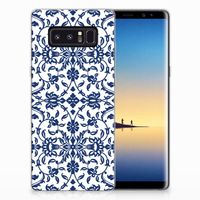 Samsung Galaxy Note 8 TPU Case Flower Blue - thumbnail