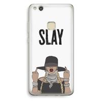 Slay All Day: Huawei Ascend P10 Lite Transparant Hoesje - thumbnail