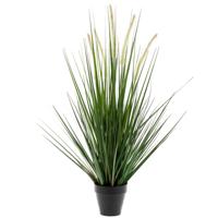 Kunstplant gras sprieten - groen - 69 cm - grasplant - nepplant - pluimen Kunstplant gras sprieten - groen - 69 cm - grasplant - nepplant - pluimen