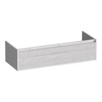 Brauer Hope Wavy - Onderkast - 120 cm - met 1 Softclose Lades Greeploos en 2 Sifon Uitsparingen Forest Seashell