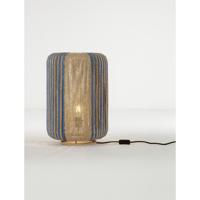 Lyora TafellampAbby Ø 33cm bruin met blauw - 9586611