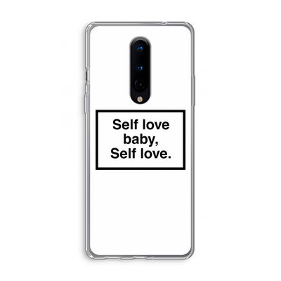 Self love: OnePlus 8 Transparant Hoesje