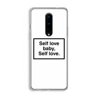 Self love: OnePlus 8 Transparant Hoesje