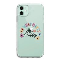 Happy days: iPhone 11 Transparant Hoesje