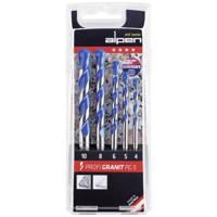 Alpen 25700005100 Granietboorset 5-delig 4 mm, 5 mm, 6 mm, 8 mm, 10 mm Cilinderschacht 1 set(s) Alpen 25700005100 Granietboorset 5-delig 4 mm, 5 mm, 6 mm, 8 mm, 10 mm Cilinderschacht 1 set(s)