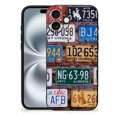 iPhone 16 Plus Silicone Back Case Kentekenplaten