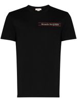 Alexander McQueen t-shirt à logo - Noir