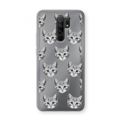 Kitten: Xiaomi Redmi 9 Transparant Hoesje