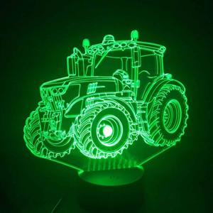 3D LED LAMP - TRACTOR 1 - Ontwerp-zelf.nl