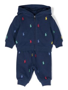 POLO RALPH LAUREN KIDS survêtement à logo brodé - Bleu