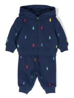 POLO RALPH LAUREN KIDS survêtement à logo brodé - Bleu - thumbnail