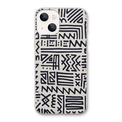 Marrakech print: iPhone 13 Transparant Hoesje
