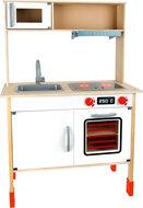 Moderne speelkeuken van hout (in hoogte verstelbaar) Moderne speelkeuken van hout (in hoogte verstelbaar)