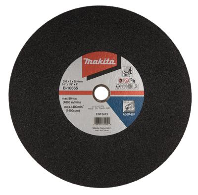 Makita B-10665-5(VE5) B-10665-5 Doorslijpschijf recht 355 mm 5 stuk(s) Staal