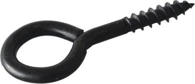 Schroefogen 30x14mm zwart 3st - Deltafix