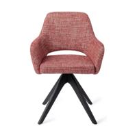 Jesper Home Yanai eetkamerstoel Berry Bars revolve oak black