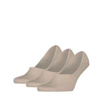 Calvin Klein Footies Heren Mid Cut 3-pack Beige-39/42