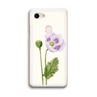 Purple poppy: Google Pixel 3 Transparant Hoesje