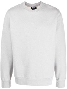 A.P.C. sweat Steve à manches longues - Gris