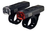 Fietslamp Kit USB Union 102 Li-ion Zwart