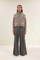 By-Bar Maggie sleeveless jacket | Leopard print