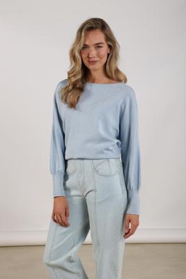 Nukus Jorien Pullover Lurex Nks03055 Trui 312 Cloudy