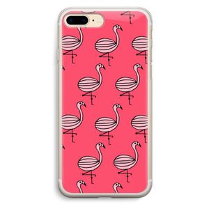 Flamingo: iPhone 7 Plus Transparant Hoesje