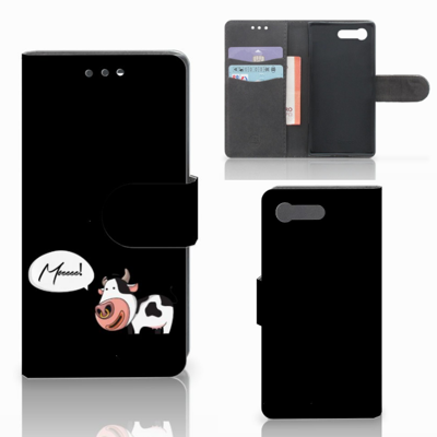 Sony Xperia X Compact Leuk Hoesje Cow Sony Xperia X Compact Leuk Hoesje Cow