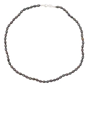 DOWER AND HALL collier Peacock à perles - Noir