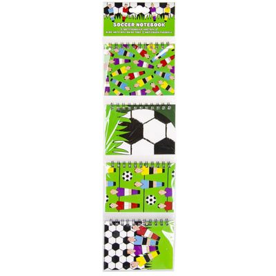 Lg-imports Notitieboekjes Voetbal Junior 10,5 Cm Papier 4-delig