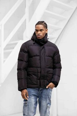 Cruyff Commercial Puffer Winterjas Heren Zwart - Maat S - Kleur: Zwart | Soccerfanshop