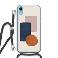 Geo #3: iPhone XR Transparant Hoesje met koord