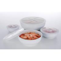 Lifetime Cooking Vershoudschalenset met deksel 4 delig