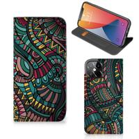 iPhone 12 Pro Max | Hoesje met Magneet | Aztec