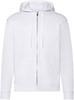 Fruit Of The Loom F401N Classic Hooded Sweat Jacket - White - S