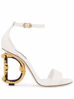 Dolce & Gabbana sandales Baroque DG 105 mm en cuir - Blanc - thumbnail