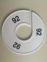 Maatring 11 cm wit/zwart 92