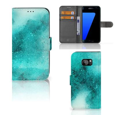 Hoesje Samsung Galaxy S7 Edge Painting Blue