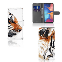 Hoesje Samsung Galaxy A20e Watercolor Tiger