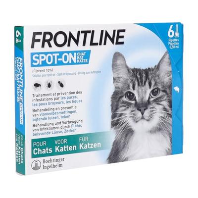 Frontline Spot On Chat Pipet 6x0,50ml