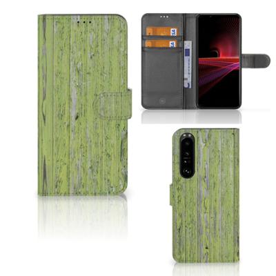 Sony Xperia 1 III | Book Style Case | Green Wood