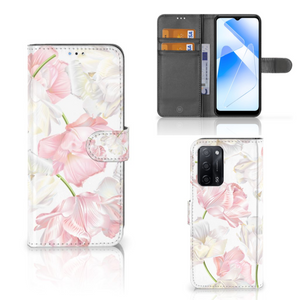 OPPO A16/A16s/A54s Hoesje Lovely Flowers